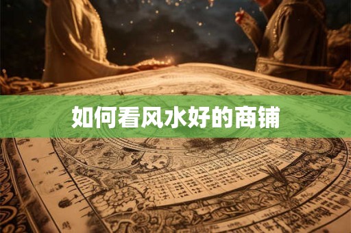 如何看风水好的商铺