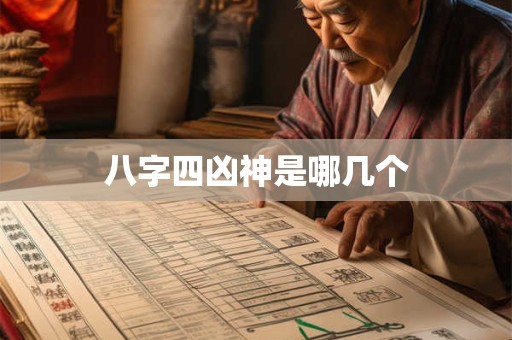 八字四凶神是哪几个