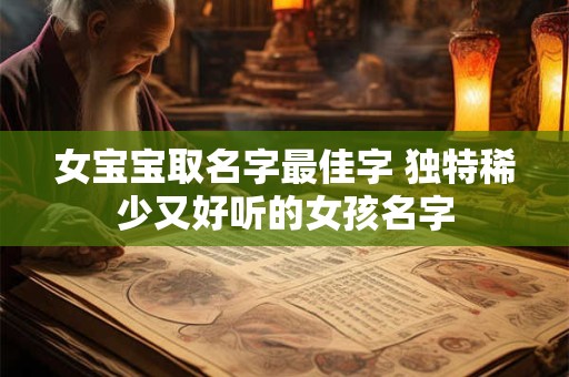 女宝宝取名字最佳字 独特稀少又好听的女孩名字