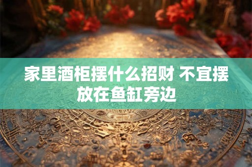 家里酒柜摆什么招财 不宜摆放在鱼缸旁边