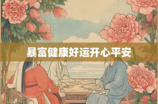 暴富健康好运开心平安