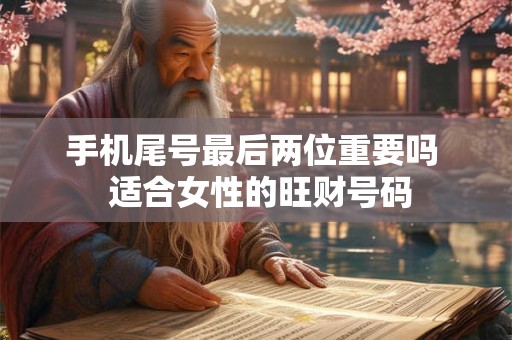 手机尾号最后两位重要吗  适合女性的旺财号码