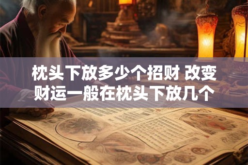 枕头下放多少个招财 改变财运一般在枕头下放几个