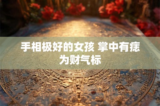 手相极好的女孩 掌中有痣为财气标