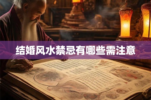 结婚风水禁忌有哪些需注意