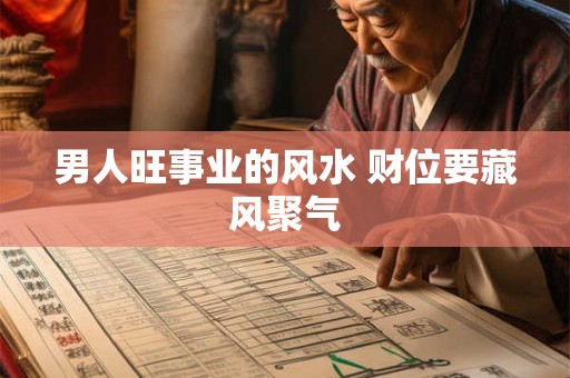 男人旺事业的风水 财位要藏风聚气