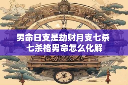 男命日支是劫财月支七杀 七杀格男命怎么化解
