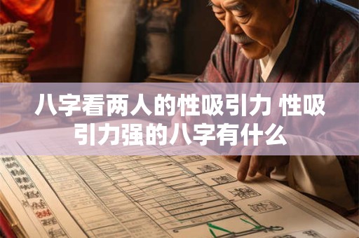 八字看两人的性吸引力 性吸引力强的八字有什么