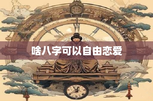 啥八字可以自由恋爱