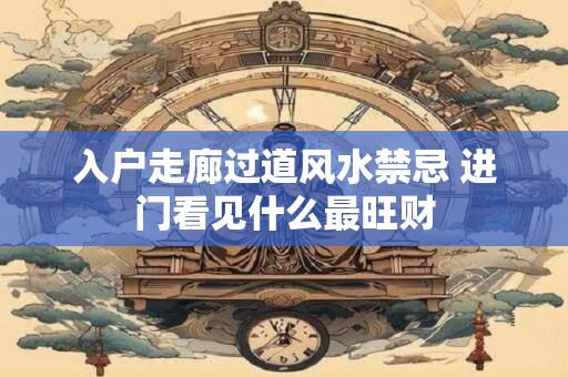 入户走廊过道风水禁忌 进门看见什么最旺财