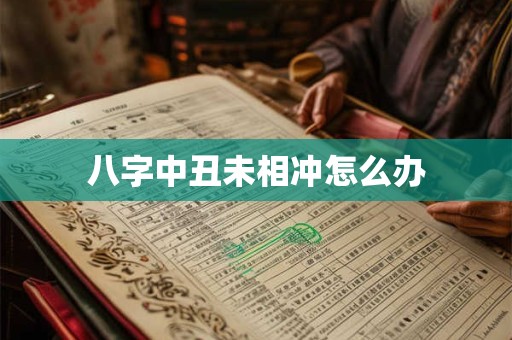 八字中丑未相冲怎么办