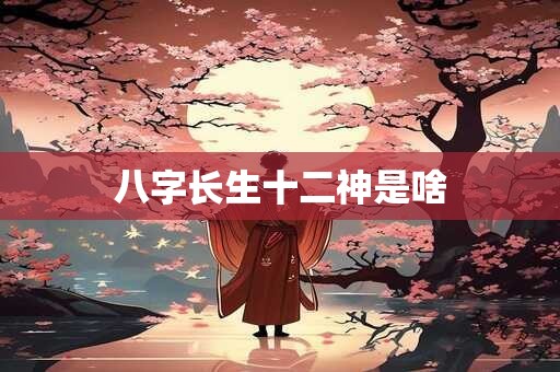 八字长生十二神是啥
