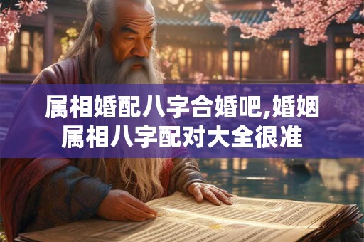 属相婚配八字合婚吧,婚姻属相八字配对大全很准