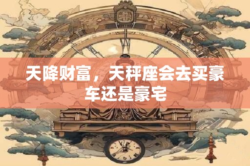 详细阅读:天降财富,天秤座会去买豪车还是豪宅 天降财富,天秤座会去买豪车还是豪宅