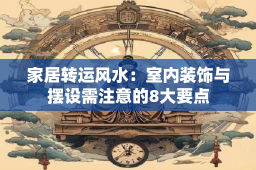 家居转运风水：室内装饰与摆设需注意的8大要点