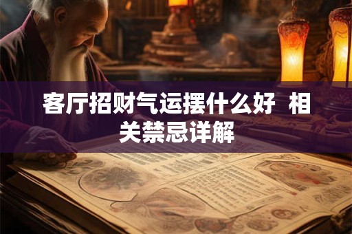 客厅招财气运摆什么好  相关禁忌详解