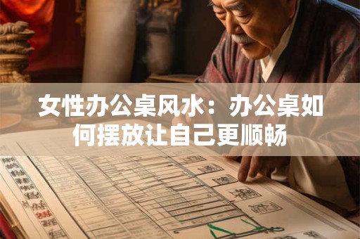 女性办公桌风水：办公桌如何摆放让自己更顺畅