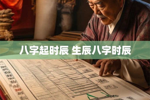 八字起时辰 生辰八字时辰