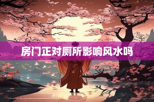 房门正对厕所影响风水吗