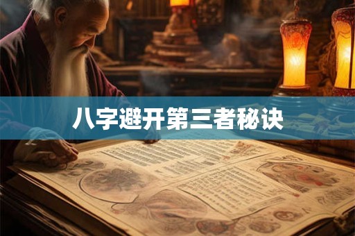 八字避开第三者秘诀