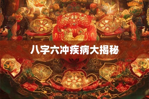 八字六冲疾病大揭秘