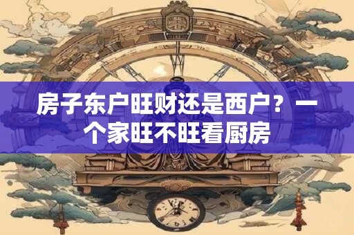 房子东户旺财还是西户？一个家旺不旺看厨房