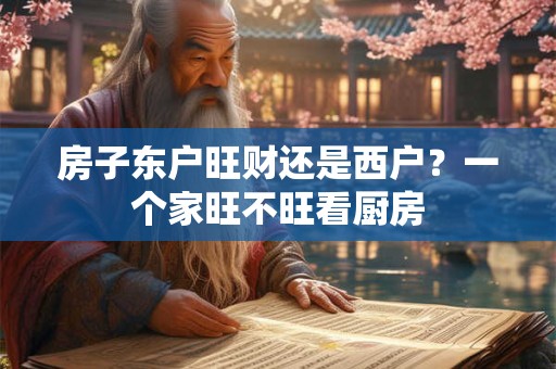 房子东户旺财还是西户？一个家旺不旺看厨房