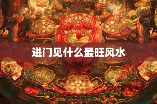 进门见什么最旺风水