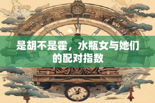 是胡不是霍，水瓶女与她们的配对指数