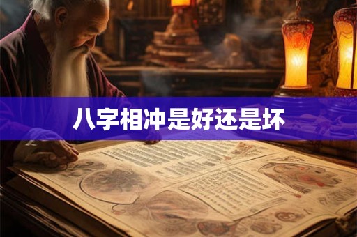 八字相冲是好还是坏