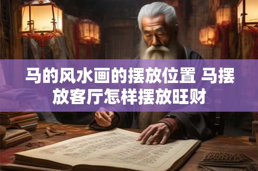 马的风水画的摆放位置 马摆放客厅怎样摆放旺财