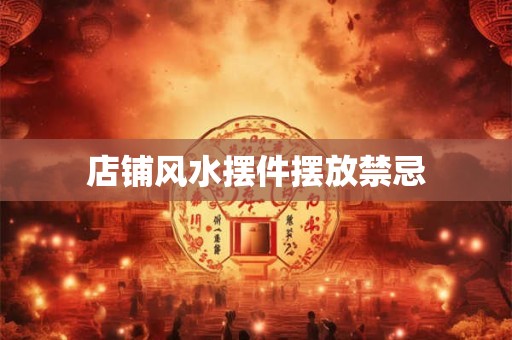 店铺风水摆件摆放禁忌
