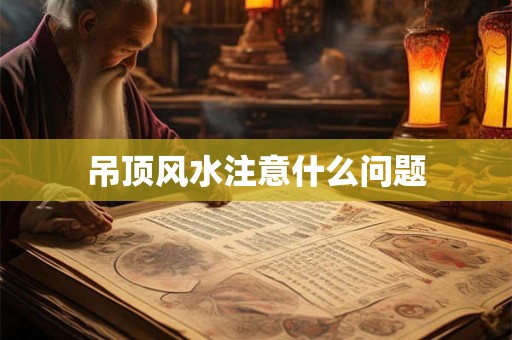 吊顶风水注意什么问题