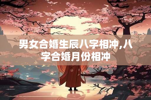 男女合婚生辰八字相冲,八字合婚月份相冲