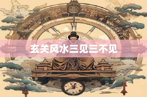 玄关风水三见三不见