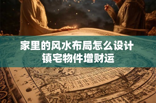 家里的风水布局怎么设计 镇宅物件增财运