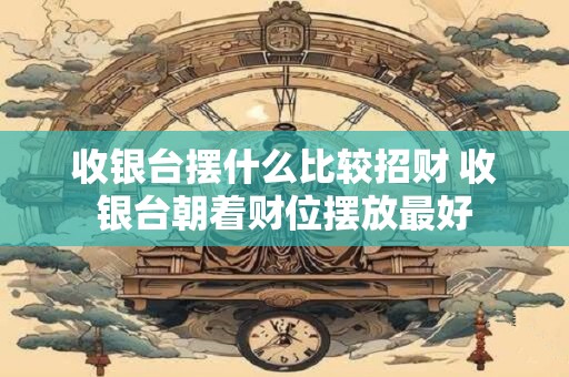 收银台摆什么比较招财 收银台朝着财位摆放最好