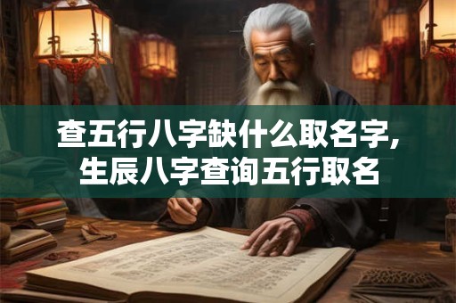 查五行八字缺什么取名字,生辰八字查询五行取名