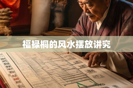 福禄桐的风水摆放讲究