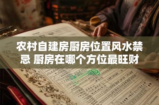 农村自建房厨房位置风水禁忌 厨房在哪个方位最旺财