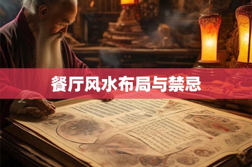 餐厅风水布局与禁忌