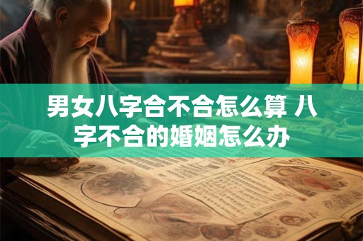 男女八字合不合怎么算 八字不合的婚姻怎么办