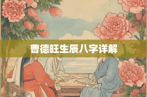 曹德旺生辰八字详解 曹德旺生辰八字详解