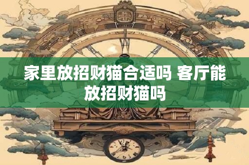 家里放招财猫合适吗 客厅能放招财猫吗