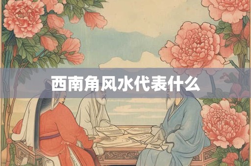西南角风水代表什么