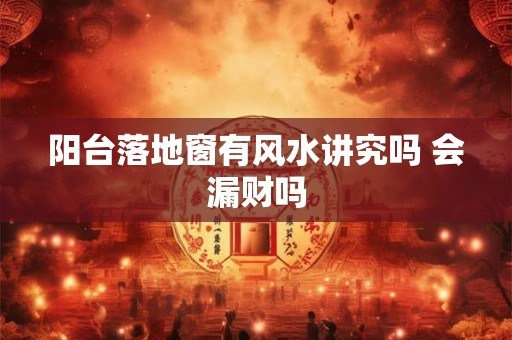 阳台落地窗有风水讲究吗 会漏财吗