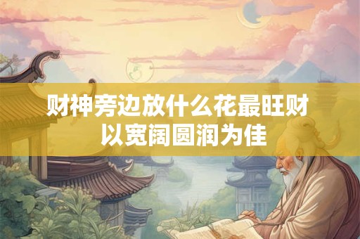 财神旁边放什么花最旺财  以宽阔圆润为佳