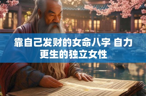靠自己发财的女命八字 自力更生的独立女性