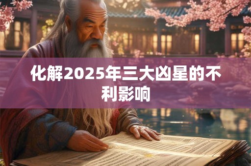 化解2025年三大凶星的不利影响
