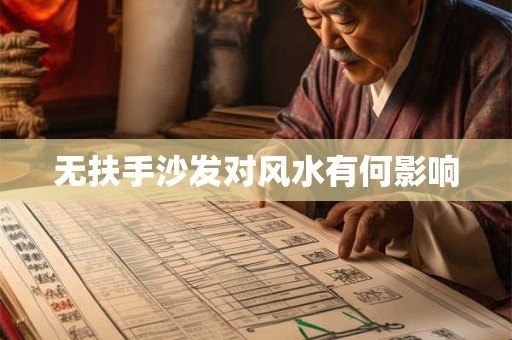 无扶手沙发对风水有何影响